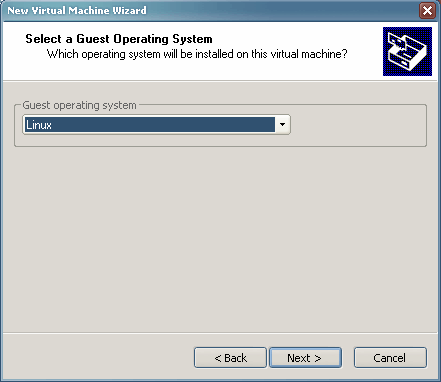 Select Linux as the Guest OS
